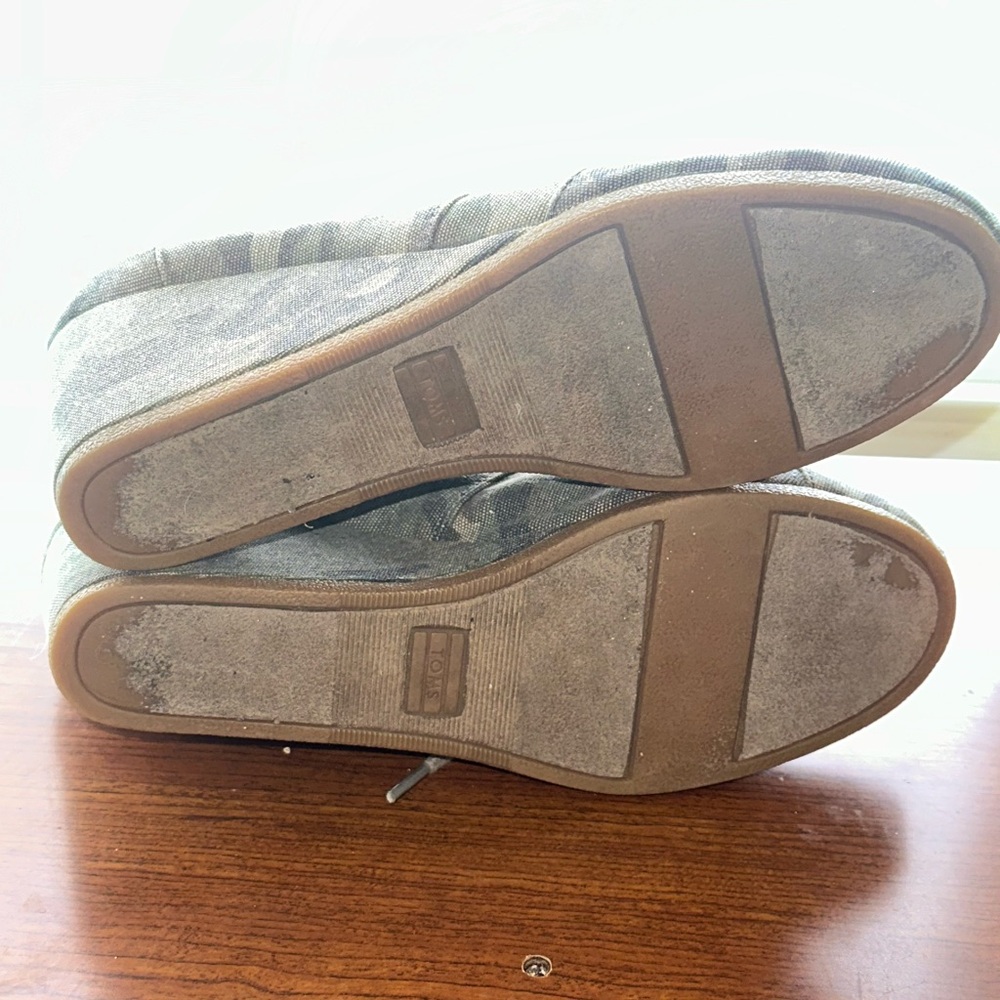 TOMS Women's Camouflage Wedge Booties Size 10 - Picture 5 of 7